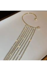 Yapay Elmas Detaylı, Delme Gerektirmeyen, Kulak Kelepçesi