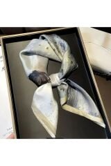 Balerin Desenli Güneşten Koruyan, Rüzgar Geçirmez, Çift Taraf Baskılı, Şal, Fular, Eşarp 70x70