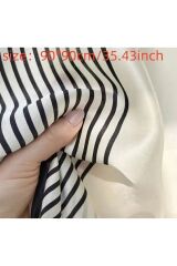 Geometrik Çizgili Güneşten Koruyan, Rüzgar Geçirmez, Çift Taraf Baskılı, Şal, Fular, Eşarp