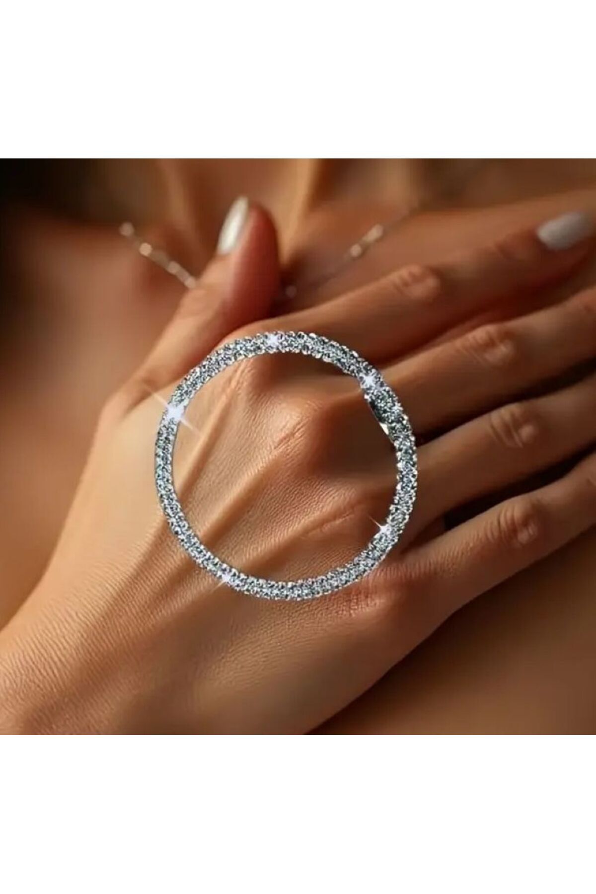 Yapay Elmas, Geometriki Göz Alıcı, Ayarlanabilir Yüzük