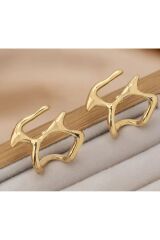 Minimalist, Geometrik Sarmaşık Küpe