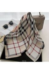 Trendy, Güneşten Koruyan, Rüzgar Geçirmez, Çift Taraf Baskılı, Şal, Fular, Eşarp 70x70