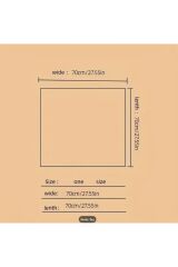 Trendy, Güneşten Koruyan, Rüzgar Geçirmez, Çift Taraf Baskılı, Şal, Fular, Eşarp 70x70