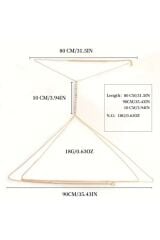 Parlak Taşlı Vücut Zinciri