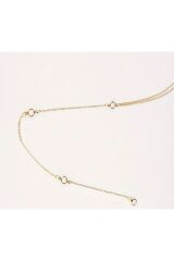 Su Damlası, Yapay Elmas Detaylı, Arka Plan, Sırt Dekolte Kolyesi