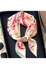 Boho Chic, Güneşten Koruyan, Rüzgar Geçirmez, Çift Taraf Baskılı, Şal, Fular, Eşarp 70x70