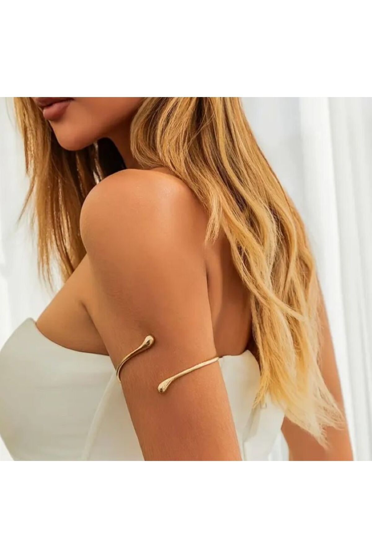 14K Altın Kaplama, Damla Kol Bileziği, Kol Aksesuarı