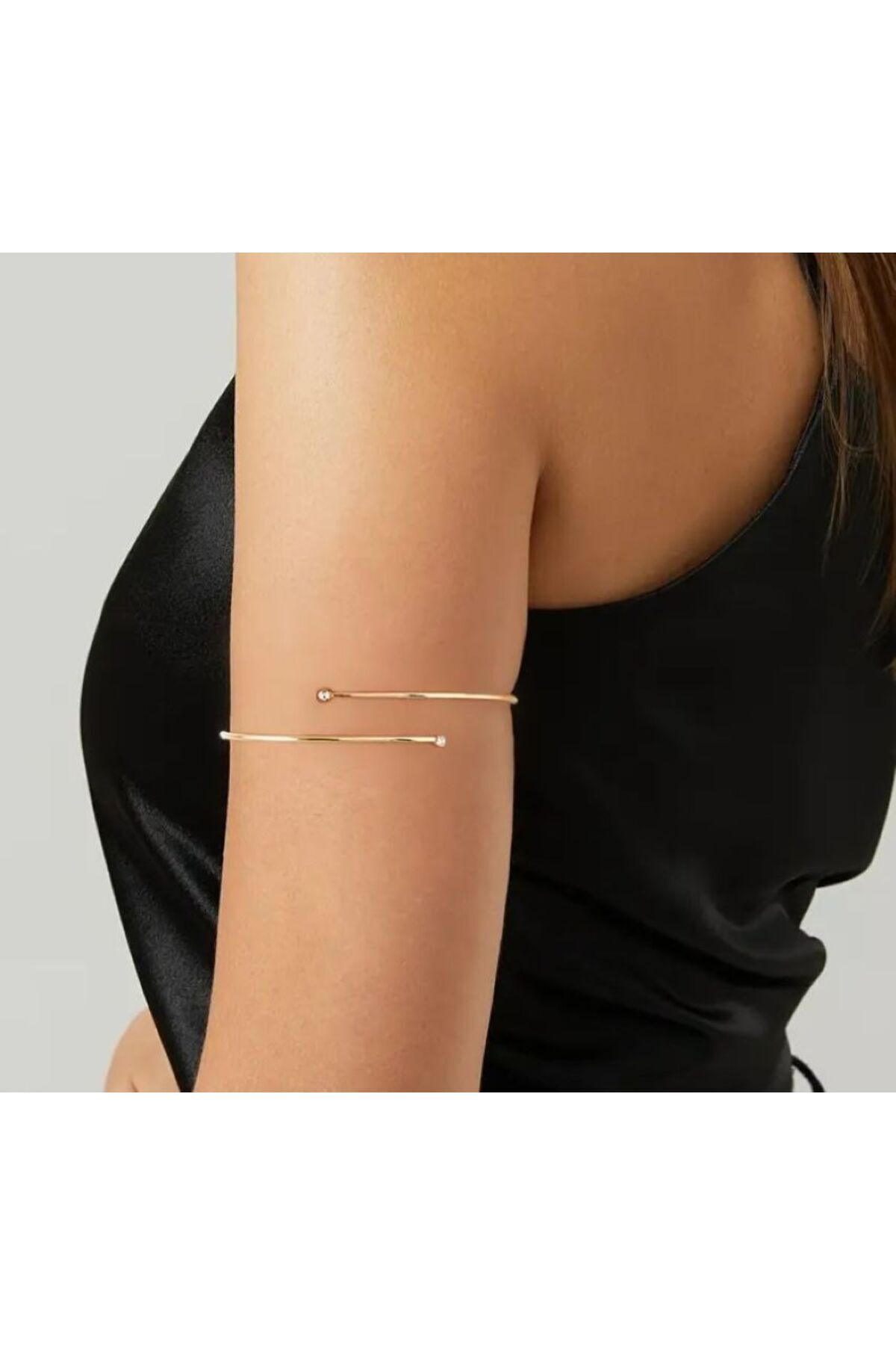 Minimalist, Zarif, Ayarlanabilir Taşlı Kol Bileziği