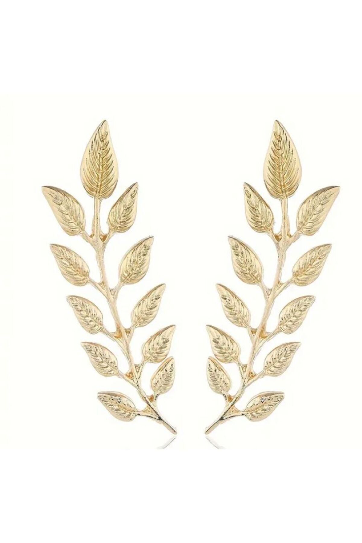 Yaprak Temalı, Vintage, Gömlek Yakası Tokası