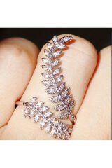 Parıltılı, Zarif, Ayarlanabilir Yüzük