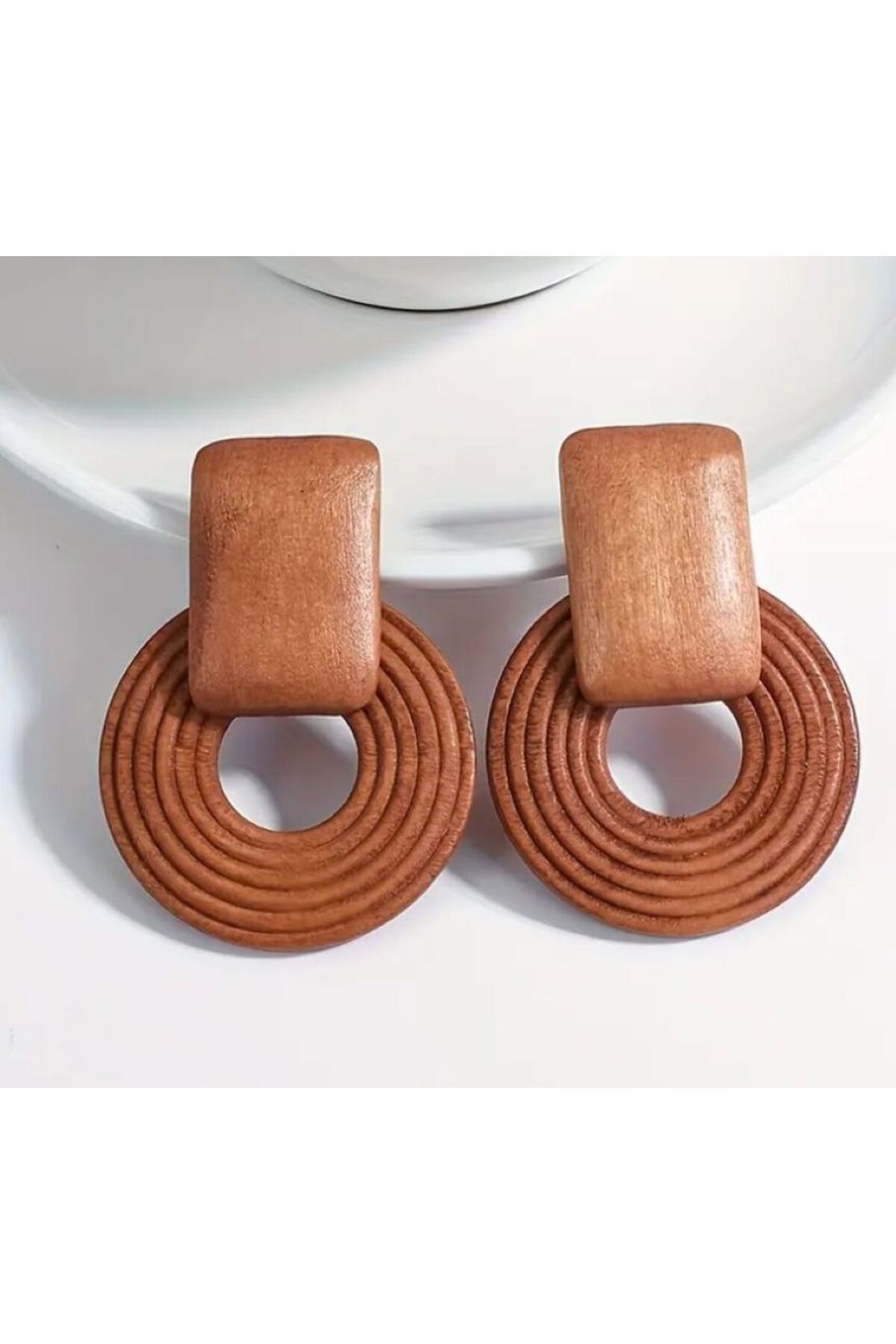 Bohem Spiral Tasarım, Ahşap Küpe