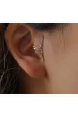 C Kıkırdağı Küpesi, Deliksiz, Klipsli