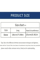 Dekoratif, İnce File, Parmaksız Eldiven, Dövme Saklama