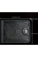 Dolar Desenli, Vintage, Vegan, Trendy, Hediye, Cüzdan