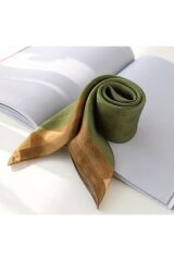Zümrüt Yeşili, Güneşten Koruyan, Rüzgar Geçirmez, Çift Taraf Baskılı, Fular, Eşarp 70x70