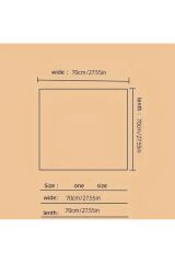 Canlı, Geometrik Baskılı, Güneşten Koruyan, Rüzgar Geçirmez, Çift Taraf Baskılı, Fular, Eşarp 70x70