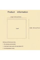 Zarafeti Vurgulayan, Güneşten Koruyan, Rüzgar Geçirmez, Çift Taraf Baskılı, Fular, Eşarp 70x70