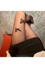 Kelebek Figürlü Külotlu Çorap 40Kg-65Kg