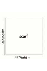 Bohemya, Canlı Renkler, Güneşten Koruyan, Rüzgar Geçirmez, Çift Taraf Baskılı, Fular, Eşarp 70x70