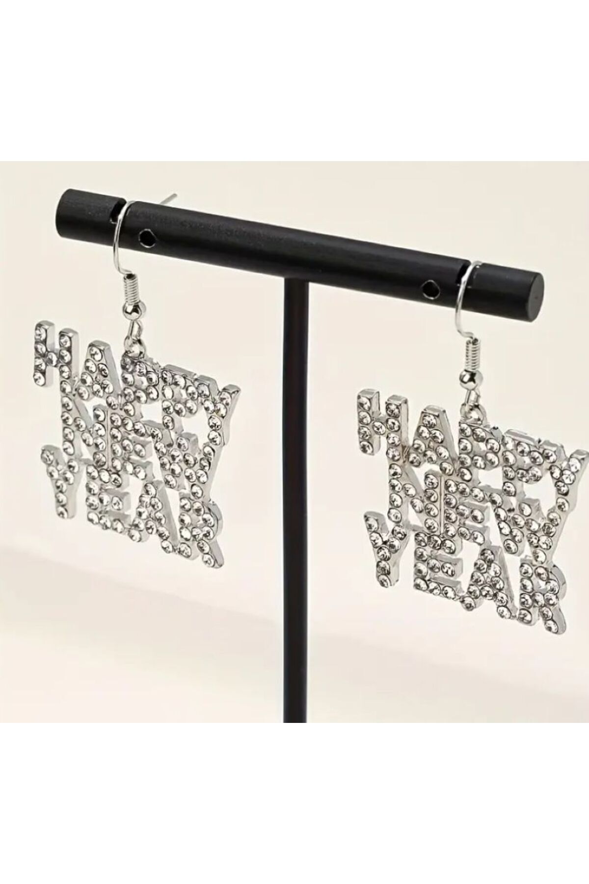 Noel, Yılbaşı Küpeleri, Işıltılı Taşlı, Happy New Year