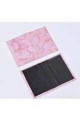 Pasaport Kılıfı, Mermer Desenli, RFID Engelleme, Seyahat Cüzdanı, Pratik Kullanım