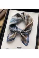 Paisley Desenli, Yumuşak,, Güneşten Koruyan, Rüzgar Geçirmez, Çift Taraf Baskılı, Fular, Eşarp 70x70