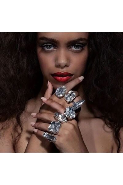 7 Adet Abartılı Ayarlanabili Yüzük Seti