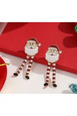 Noel Baba, Yılbaşı Küpeleri, Işıltılı, Eğlenceli Küpe