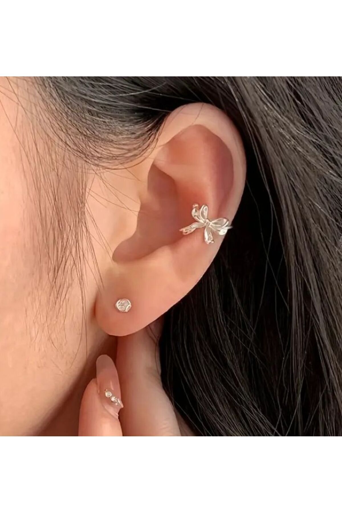 Kurdale Kıkırdak Küpesi, Delme Gerektirmez