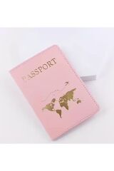 Pasaport Kılıfı, Dünya Temalı, Seyahat Cüzdanı, Pratik Kullanım