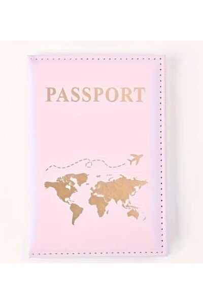Pasaport Kılıfı, Dünya Temalı, Seyahat Cüzdanı, Pratik Kullanım
