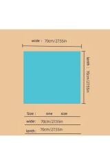 Lotus Çiçeği, Güneşten Koruyan, Rüzgar Geçirmez, Çift Taraf Baskılı, Fular, Eşarp 70x70